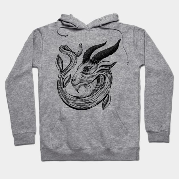 Capricorn Hoodie by PostOk